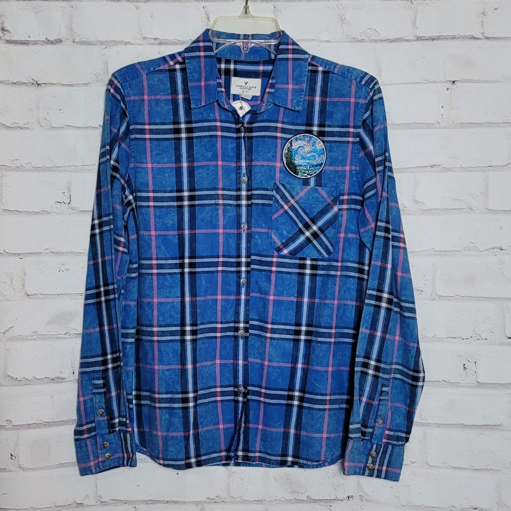 Starry Night Patch Shirt